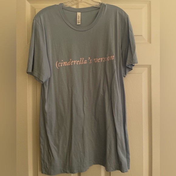 Disney FittingPiecesCo Cinderella’s Version Taylor Swift Folklore Font T-Shirt - Picture 1 of 4